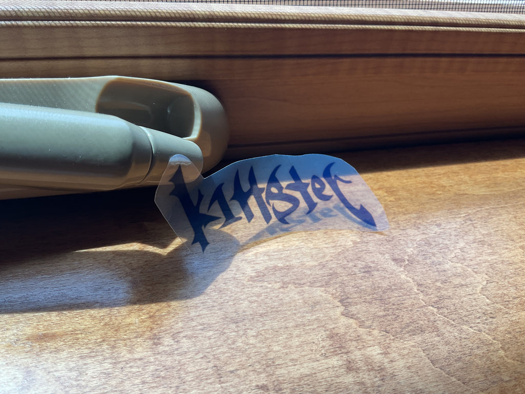 Clear k1ttster sticker