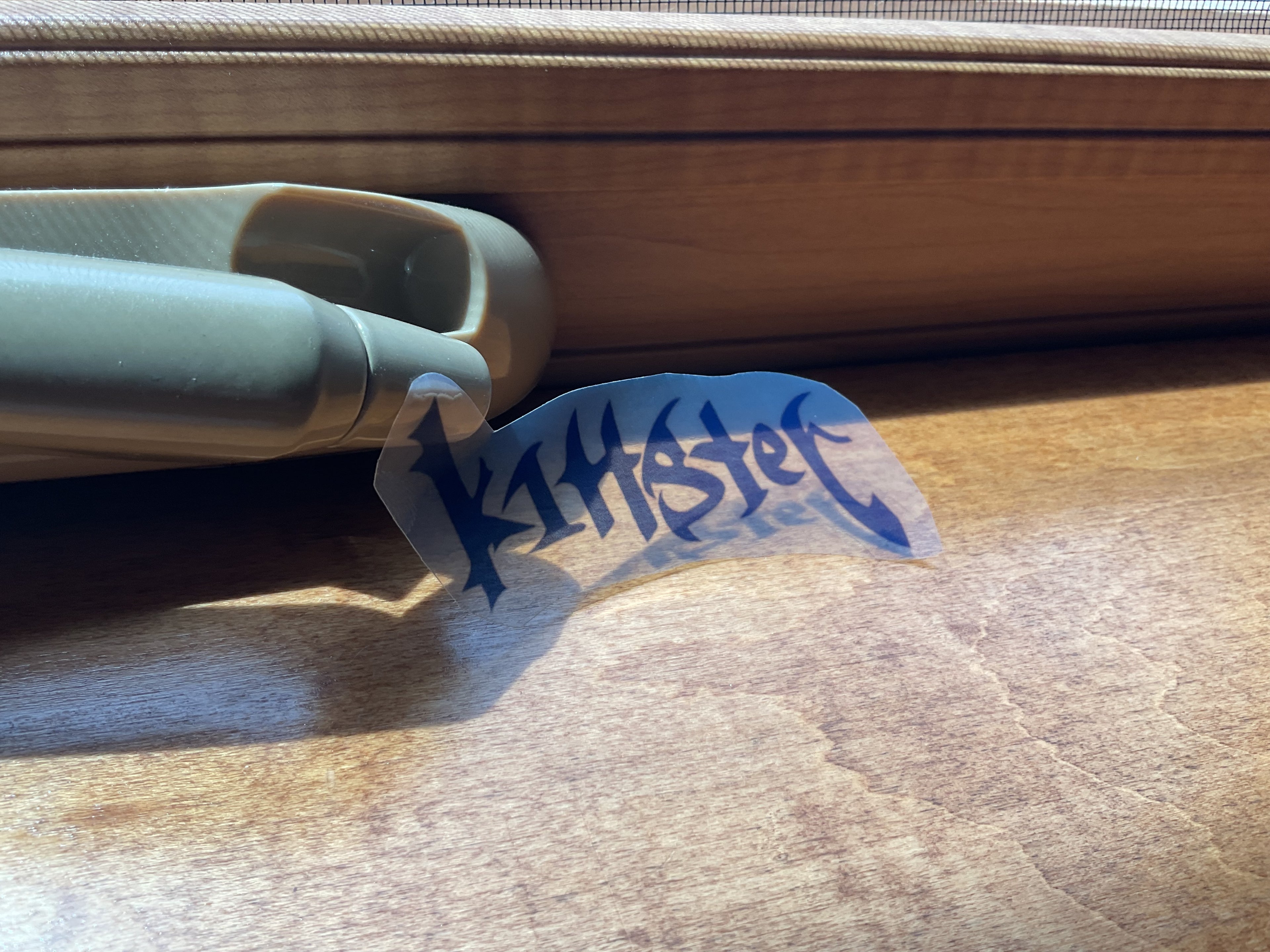 Clear k1ttster sticker