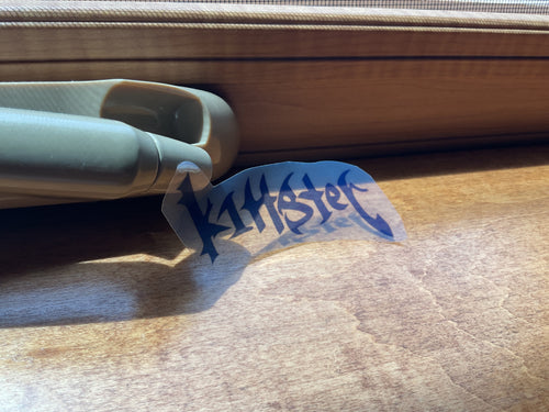 Clear k1ttster sticker